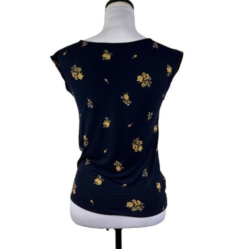 Loft Blue Floral Blouse - Picture 1 of 5